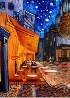 Изображение Vincent van Gogh - Nachtcafe i91853 80x110cm exzellentes Ölgemälde handgemalt