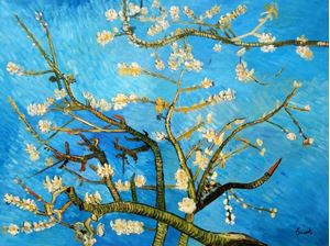 Imagen de Vincent van Gogh - Äste mit Mandelblüten k91904 90x120cm Ölbild handgemalt