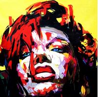 Εικόνα της Modern Art - Die Furchtlosigkeit m91940 120x120cm großartiges Ölbild handgemalt