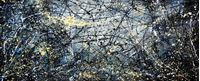 Immagine di Autumn Rhythm Homage of Pollock t91923 75x180cm abstraktes Ölgemälde handgemalt