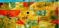 Immagine di Paul Klee - Südliche Gärten f92038 60x120cm exzellentes Ölbild
