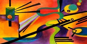 Εικόνα της Paul Klee - Südliche Gärten f92039 60x120cm exzellentes Ölbild