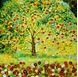Afbeelding van Gustav Klimt - Der Apfelbaum g92044 80x80cm bemerkenswertes Ölgemälde handgemalt