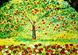 Picture of Gustav Klimt - Der Apfelbaum i92053 80x110cm bemerkenswertes Ölgemälde handgemalt