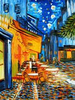 Obrazek Vincent van Gogh - Nachtcafe a92098 30x40cm exzellentes Ölgemälde handgemalt