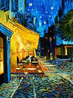 Imagen de Vincent van Gogh - Nachtcafe a92102 30x40cm exzellentes Ölgemälde handgemalt