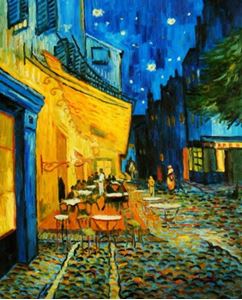 Imagen de Vincent van Gogh - Nachtcafe b92124 40x50cm exzellentes Ölgemälde handgemalt