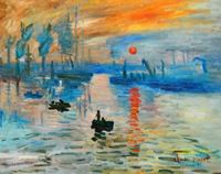 Resim Claude Monet - Sonnenaufgang b92130 40x50cm Ölgemälde handgemalt