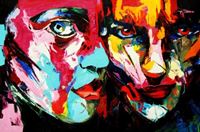 Εικόνα της Modern Art - Die Aufmerksamkeit d92213 60x90cm beeindruckendes Ölgemälde