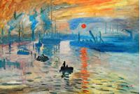 Immagine di Claude Monet - Sonnenaufgang d92224 60x90cm Ölgemälde handgemalt
