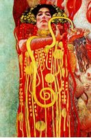 Afbeelding van Gustav Klimt - Medizin d92496 60x90cm eindrucksvolles Gemälde handgemalt Museumsqualität