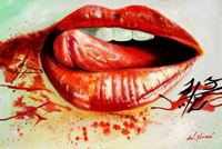 Εικόνα της Modern Art - I kissed a girl d92512 60x90cm beeindruckendes Ölgemälde