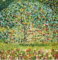 Afbeelding van Gustav Klimt - Der Apfelbaum g92503 80x80cm bemerkenswertes Ölgemälde handgemalt