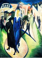 Resim Ernst Ludwig Kirchner - Potsdamer Platz i92377 80x110cm exquisites Ölbild