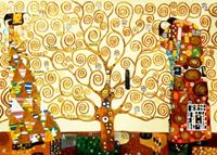 Resim Gustav Klimt - Der Lebensbaum i92484 80x110cm Jugendstil Ölgemälde handgemalt