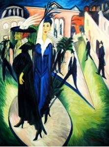 Εικόνα της Ernst Ludwig Kirchner - Potsdamer Platz k92416 90x120cm exquisites Ölbild
