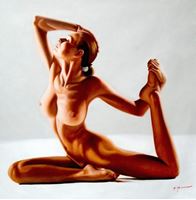 Εικόνα της Modern Art - Tanz der Gefühle m92433 120x120cm stilvolles Ölgemälde
