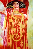 Afbeelding van Gustav Klimt - Medizin p92454 120x180cm eindrucksvolles Gemälde handgemalt