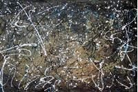 Resim Autumn Rhythm Homage of Pollock p92458 120x180cm abstraktes Ölgemälde handgemalt