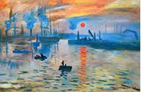 Resim Claude Monet - Sonnenaufgang p92463 120x180cm Ölgemälde handgemalt